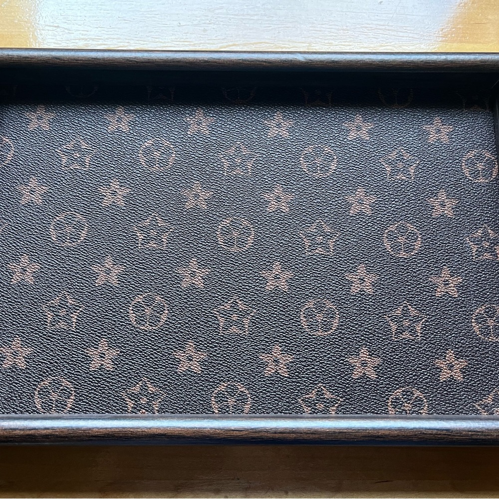 Checkered Folio Planner in Brown and Black - Professional Organizer - Picture 5 of 5
